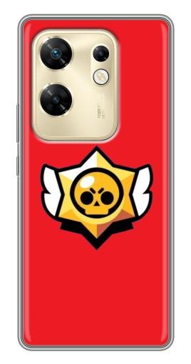 Чехол с принтом "Лого на красном" для Infinix Zero 30