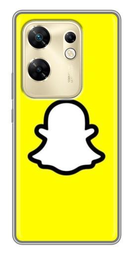 Чехол с картинкой "Лого Snapchat" для Infinix Zero 30