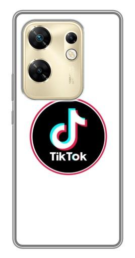 Чехол с печатью "Лого Тик Ток" для Infinix Zero 30
