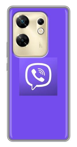 Силиконовый чехол с изображением "Лого Viber" для Infinix Zero 30