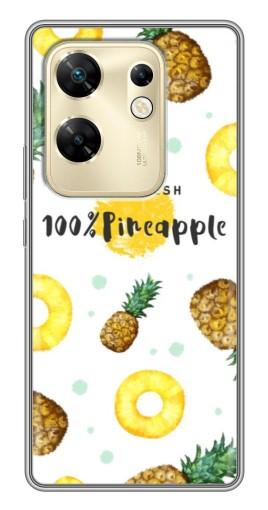 Чехол с принтом "Любовь к ананасам" для Infinix Zero 30