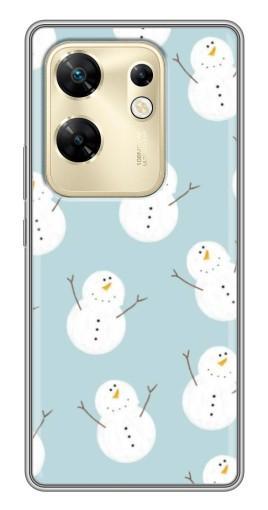Чехол с печатью "Маленькие снеговики" для Infinix Zero 30