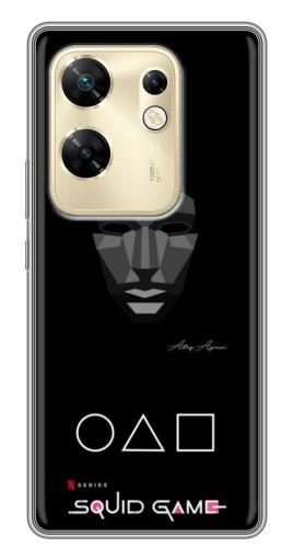 Силиконовый чехол с изображением "Маска фронтмена" для Infinix Zero 30