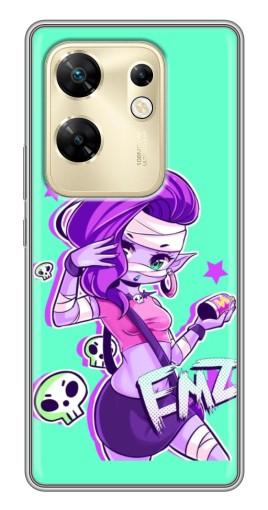 Чехол с картинкой "Милая Emz" для Infinix Zero 30