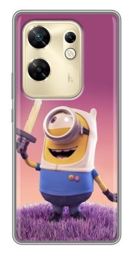 Силиконовый чехол с изображением "Миньон с мечом" для Infinix Zero 30