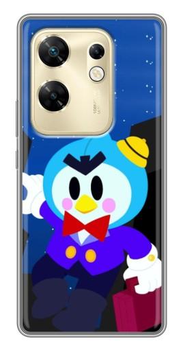 Силиконовый чехол с изображением "Мистер Пи с чемоданчиком" для Infinix Zero 30