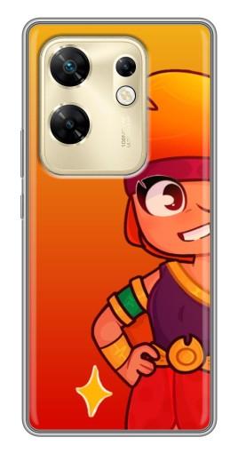 Чехол с печатью "Мультяшная Амбер" для Infinix Zero 30