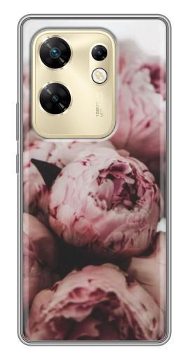 Чехол с принтом "Нежные пионы" для Infinix Zero 30
