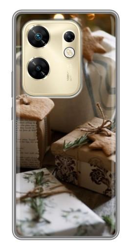 Чехол с принтом "Нежные подарки" для Infinix Zero 30