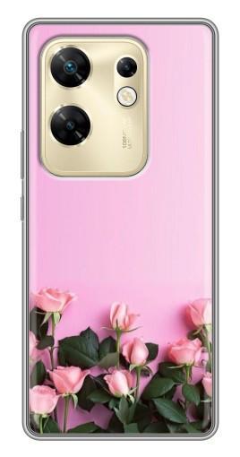 Силиконовый чехол с изображением "Нежные розы" для Infinix Zero 30
