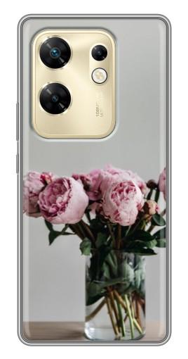 Силиконовый чехол с изображением "Пионы в вазе" для Infinix Zero 30