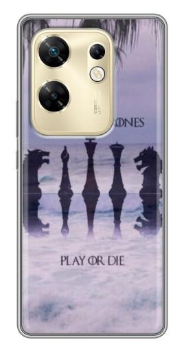 Чехол с печатью "Play or Die" для Infinix Zero 30