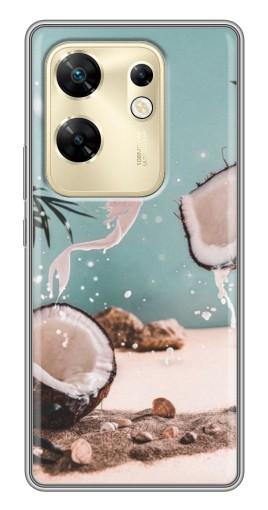 Силиконовый чехол с изображением "Половинки кокоса" для Infinix Zero 30