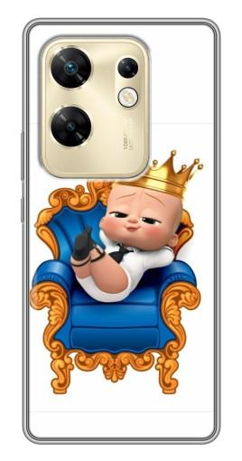 Чехол с принтом "Ребенок Король" для Infinix Zero 30