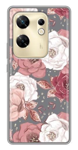 Чехол с картинкой "Рисунок розы" для Infinix Zero 30
