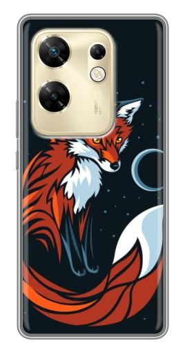 Силиконовый чехол с изображением "Рыжая лиса" для Infinix Zero 30