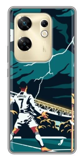 Чехол с картинкой "Ronaldo празднование" для Infinix Zero 30