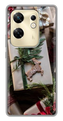 Чехол с принтом "Рождественские подарки" для Infinix Zero 30