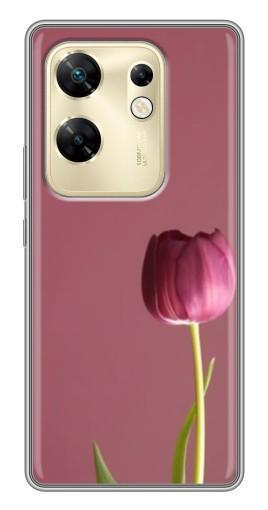 Чехол с печатью "Розовый тюльпан" для Infinix Zero 30