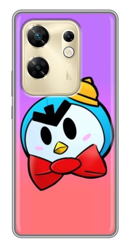 Силиконовый чехол с изображением "С бабочкой" для Infinix Zero 30