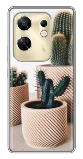 Чехол с печатью "стильные кактусы" для Infinix Zero 30