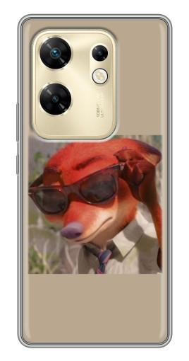 Чехол с печатью "Стильный Ник" для Infinix Zero 30