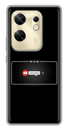 Чехол с печатью "subscribed" для Infinix Zero 30
