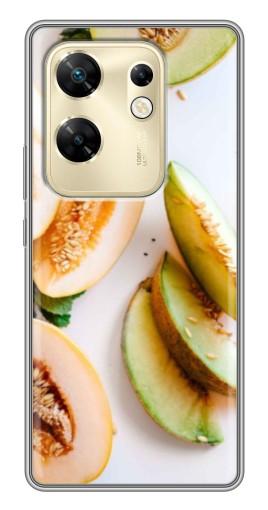 Чехол с принтом "Свежие дыньки" для Infinix Zero 30
