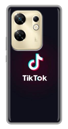 Чехол с картинкой "TikTok темный" для Infinix Zero 30