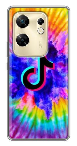 Чехол с принтом "TikTok в красках" для Infinix Zero 30