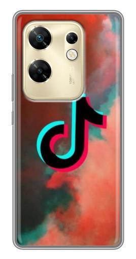 Чехол с принтом "ТикТок в тучах" для Infinix Zero 30