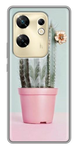 Чехол с печатью "Цветущий кактус" для Infinix Zero 30
