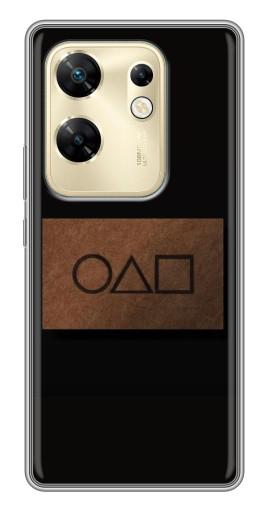 Чехол с принтом "Визитка игра в кальмара" для Infinix Zero 30