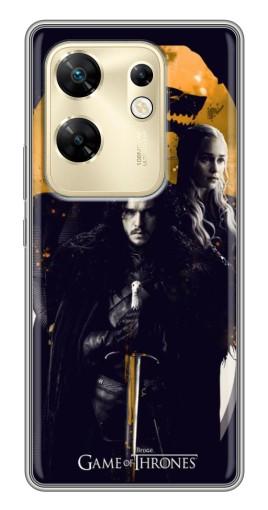 Силиконовый чехол с изображением "Winter Coming" для Infinix Zero 30
