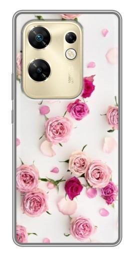 Чехол с принтом "Яркие розы" для Infinix Zero 30