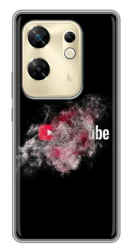 Чехол с принтом "Яркий Ютуб" для Infinix Zero 30