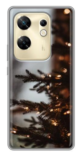 Чехол с картинкой "Елка с гирляндой" для Infinix Zero 30