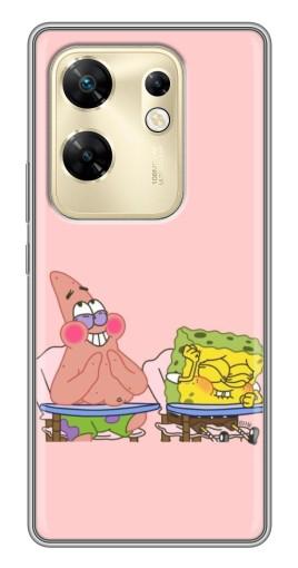 Чехол с принтом "За партой" для Infinix Zero 30