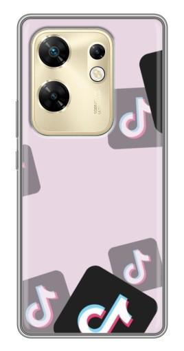 Чехол с принтом "Значки ТикоТока" для Infinix Zero 30