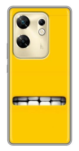 Чехол с картинкой "Зубы миньона" для Infinix Zero 30
