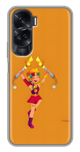 Чехол с картинкой "Амбер ликует" для Huawei Honor 90 Lite