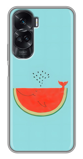 Силиконовый чехол с изображением "Арбуз кит" для Huawei Honor 90 Lite