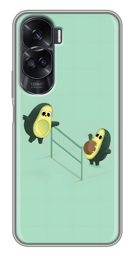Чехол с принтом "Авокадо волейболисты " для Huawei Honor 90 Lite