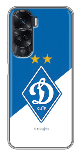 Силиконовый чехол с изображением "Бело-синий Динамо" для Huawei Honor 90 Lite