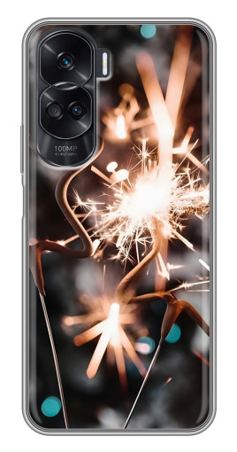 Чехол с картинкой "Бенгальские огни" для Huawei Honor 90 Lite