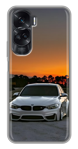Силиконовый чехол с изображением "BMW белая" для Huawei Honor 90 Lite