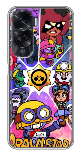 Чехол с картинкой "Brawl заставка" для Huawei Honor 90 Lite