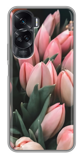 Чехол с картинкой "Букет тюльпанов" для Huawei Honor 90 Lite