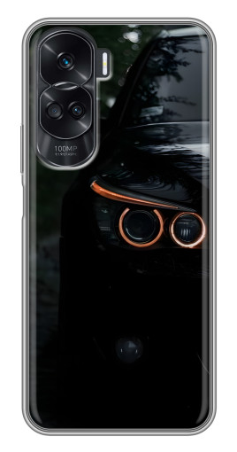 Чехол с печатью "Черный БМВ" для Huawei Honor 90 Lite