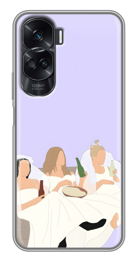 Чехол с печатью "Девушки Друзья" для Huawei Honor 90 Lite